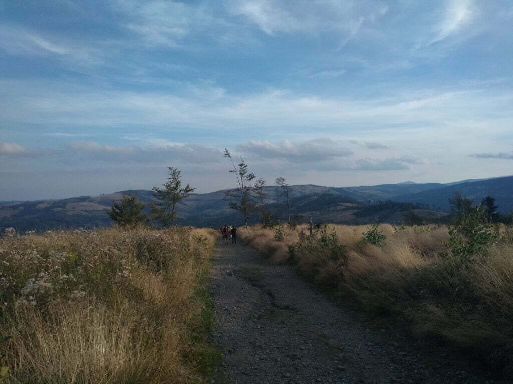 Krajobraz górski - widok z Biskupiej Kopy.