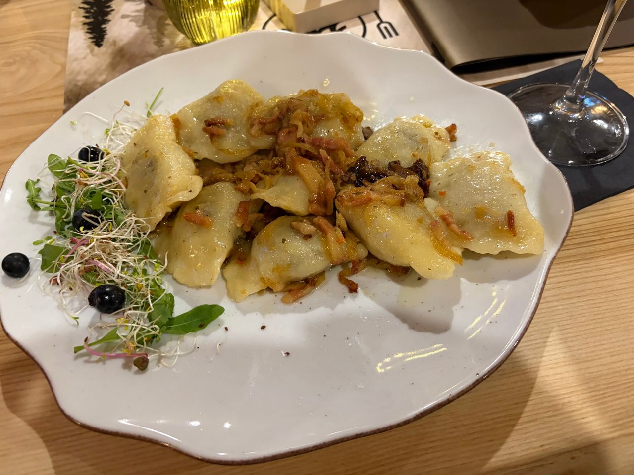Pierogi na talerzu