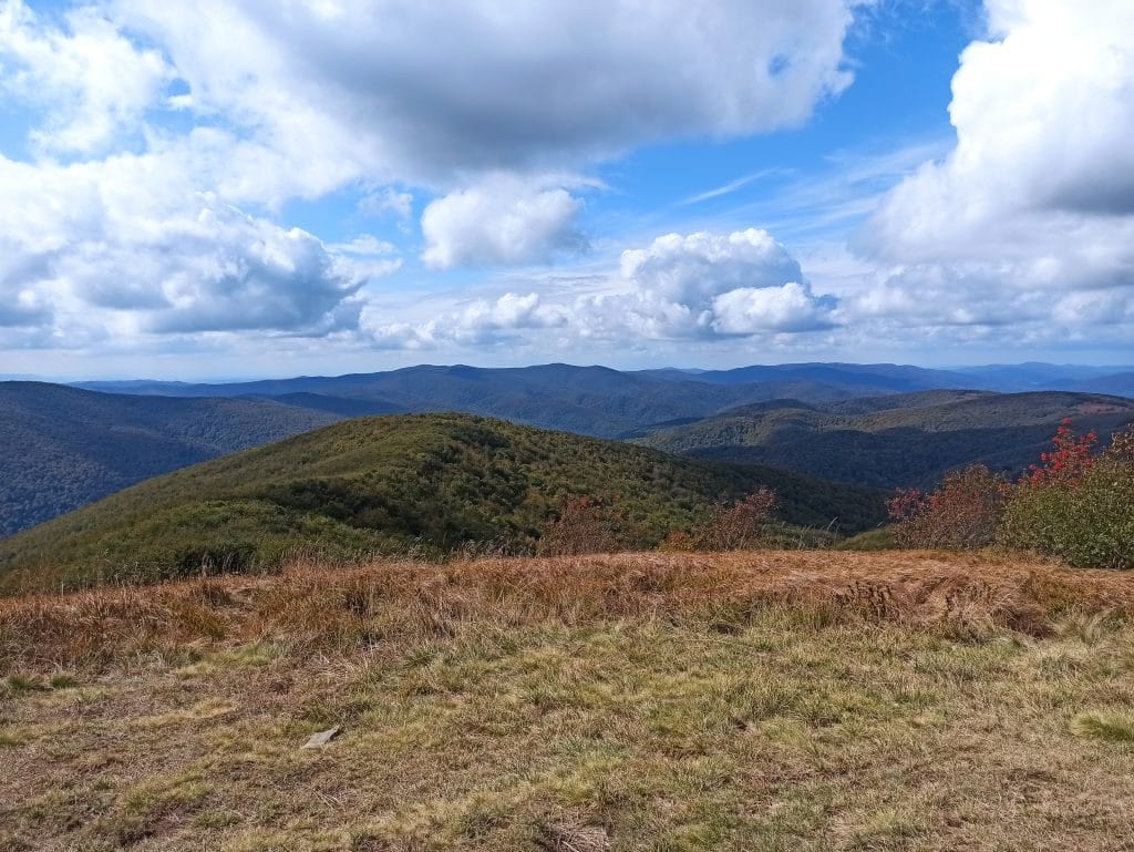 Krajobraz górski - widok z Rawek.